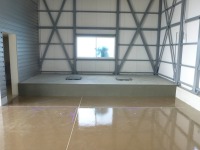 窓付水槽 アロワナ,5000水槽 アロワナ,FRP水槽 窓付,