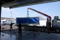 窓付水槽 アロワナ,5000水槽 アロワナ,FRP水槽 窓付,