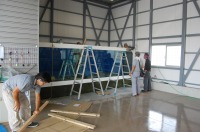 窓付水槽 アロワナ,5000水槽 アロワナ,FRP水槽 窓付,