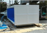 窓付水槽 アロワナ,5000水槽 アロワナ,FRP水槽 窓付,