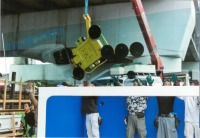 窓付水槽 アロワナ,5000水槽 アロワナ,FRP水槽 窓付,