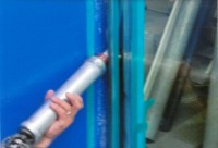 窓付水槽 アロワナ,5000水槽 アロワナ,FRP水槽 窓付,