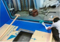 窓付水槽 アロワナ,5000水槽 アロワナ,FRP水槽 窓付,