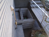 錦鯉 造園,庭池 錦鯉,造園 池,錦鯉池 沈殿槽