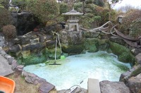 庭池 防水工事,庭池 FRP防水,池 水漏れ修理