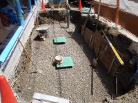 錦鯉 洋風池,錦鯉 和風池,錦鯉 底水配管