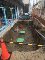 錦鯉 洋風池,錦鯉 和風池,錦鯉 底水配管