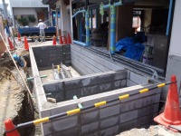 錦鯉 洋風池,錦鯉 和風池,錦鯉 ブロック積み