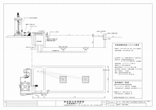 庭池 CAD,庭池 図面,錦鯉池 設計図