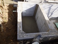 錦鯉 洋風池,錦鯉 和風池,錦鯉 コンクリート池