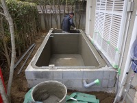 錦鯉 洋風池,錦鯉 和風池,錦鯉 コンクリート池