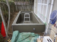 錦鯉 洋風池,錦鯉 和風池,錦鯉 コンクリート池