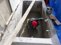 錦鯉 洋風池,錦鯉 和風池,錦鯉 コンクリート池