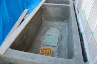 錦鯉 洋風池,錦鯉 和風池,錦鯉 コンクリート池