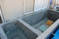 錦鯉 洋風池,錦鯉 和風池,錦鯉 コンクリート池