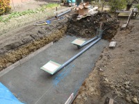 錦鯉 洋風池,錦鯉 和風池,錦鯉 底水配管