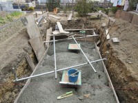 錦鯉 洋風池,錦鯉 和風池,錦鯉 コンクリート池