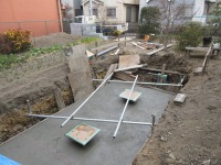 錦鯉 洋風池,錦鯉 和風池,錦鯉 コンクリート池