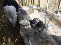 錦鯉 洋風池,錦鯉 和風池,錦鯉 コンクリート池