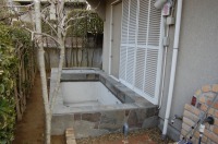 錦鯉 洋風池,錦鯉 和風池,錦鯉 コンクリート池