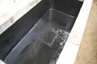 錦鯉 洋風池,錦鯉 和風池,錦鯉池 集水ピット