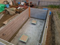 錦鯉 洋風池,錦鯉 和風池,錦鯉 コンクリート池