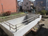 錦鯉 洋風池,錦鯉 和風池,錦鯉 コンクリート池