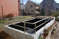 錦鯉 洋風池,錦鯉 和風池,錦鯉 コンクリート池