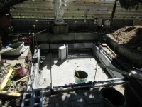 コンクリート池 錦鯉,池作り 業者,錦鯉池 作り