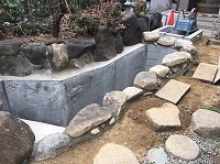 錦鯉 造園,庭池 錦鯉,造園 池,錦鯉池 作り