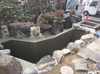 錦鯉 造園,庭池 錦鯉,造園 池,錦鯉池 作り