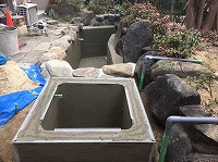 錦鯉 造園,庭池 錦鯉,造園 池,錦鯉池 作り