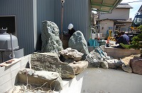 錦鯉 造園,庭池 錦鯉,造園 池,錦鯉池 作り