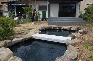 庭池 池づくり